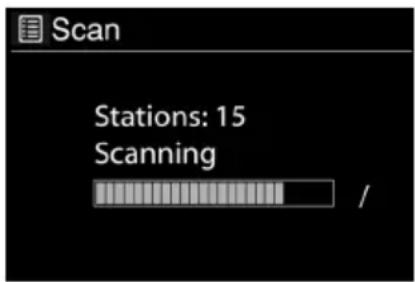 ALBRECHT DR 895 CD - Scannen nach DAB-Sendern - 1