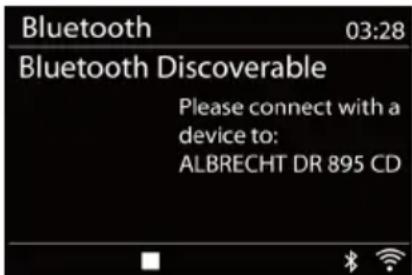 ALBRECHT DR 895 CD - Modalità Bluetooth - 1