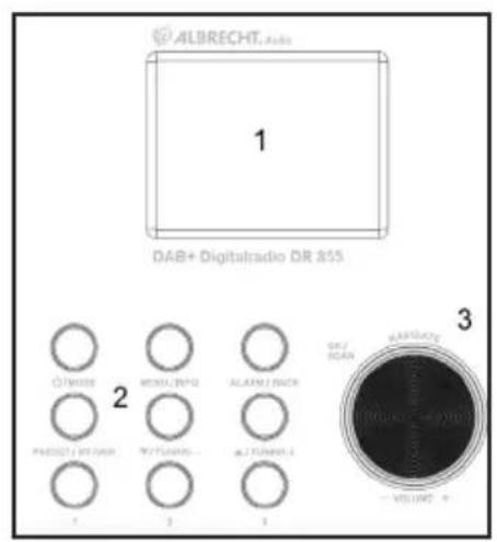 ALBRECHT DR 855 - Buttons and Controls - 2
