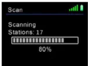ALBRECHT DR 855 - Scanning for DAB+ stations - 1