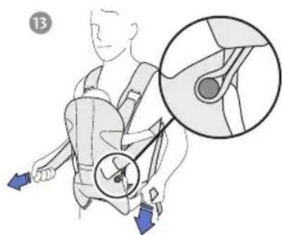 BabyBjörn Baby Carrier Free - 如何使用婴儿背袋 - 11