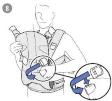 BabyBjörn Baby Carrier Free - 如何使用婴儿背袋 - 6