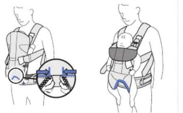 BabyBjörn Baby Carrier Free - How to choose leg position - 1