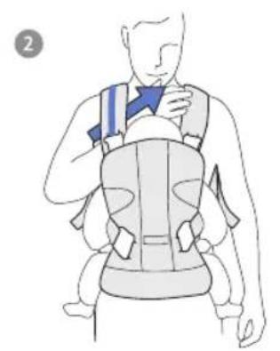 BabyBjörn Baby Carrier Free - Hogyan hordozza a hátán a gyermeket - 2