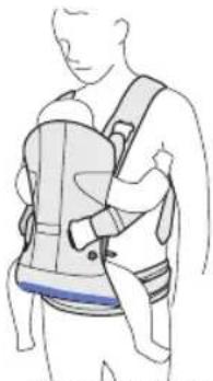BabyBjörn Baby Carrier Free - Posições de carregamento à frente e atrás - 3