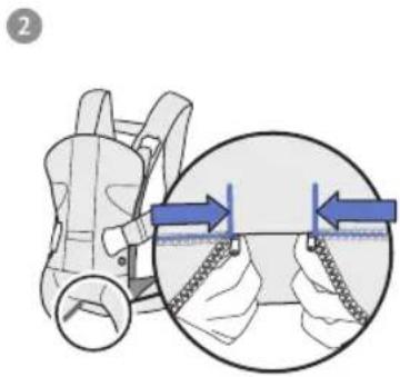 BabyBjörn Baby Carrier Free - A babahordozó használata - 2
