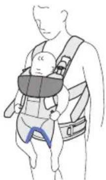 BabyBjörn Baby Carrier Free - Bærestillinger mage og rygg - 4
