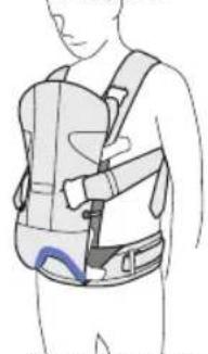 BabyBjörn Baby Carrier Free - Posições de carregamento à frente e atrás - 1