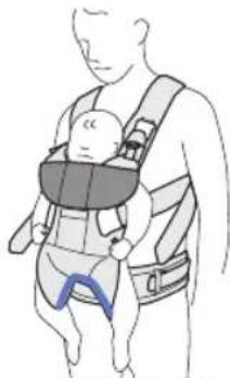 BabyBjörn Baby Carrier Free - Posições de carregamento à frente e atrás - 4