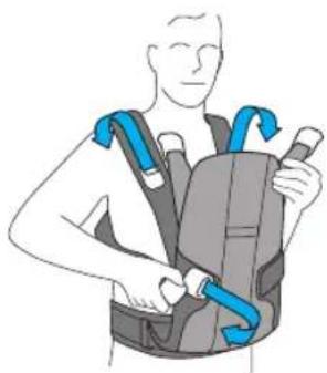 BabyBjörn Baby Carrier We and We Air - How to place your child in the baby carrier - 2