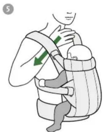BabyBjörn Baby Carrier Harmony - TO REMOVE CHILD, TURN BACK TO YOUR FRONT FIRST - 5