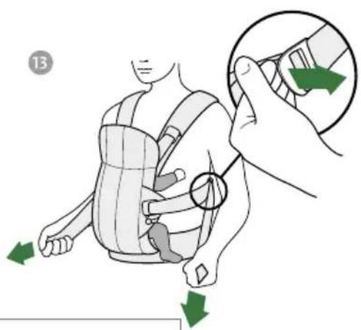 BabyBjörn Baby Carrier Harmony - FOLD DOWN POSITION - 4