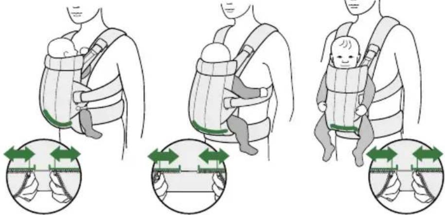 BabyBjörn Baby Carrier Harmony - ADJUSTMENTS - 2