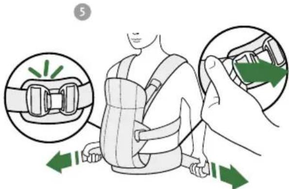 BabyBjörn Baby Carrier Harmony - POSEICONES DE USO:FRONTAL Y TRASERA - 9