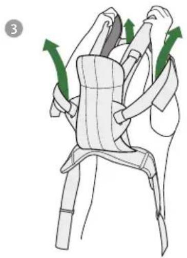 BabyBjörn Baby Carrier Harmony - POSEICONES DE USO:FRONTAL Y TRASERA - 7