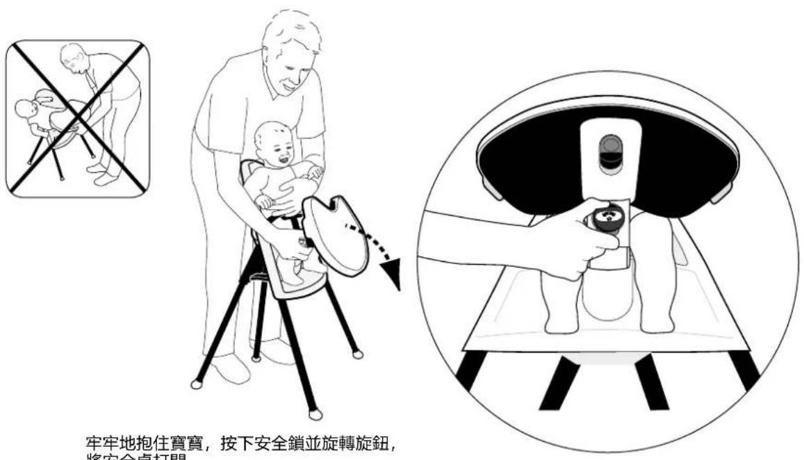 BabyBjörn High Chair - 將寶寶抱出餐椅 - 1