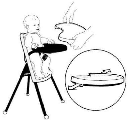 BabyBjörn High Chair - 调节安全桌 取下托盘 - 2