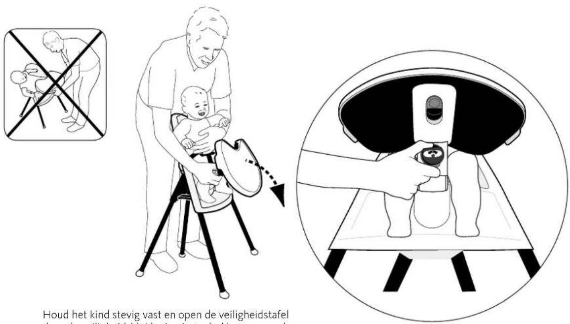 BabyBjörn High Chair - ERUIT HALEN VAN HET KIND - 1