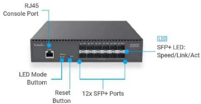 ENGENIUS ECS1008P - Rackmount - 2