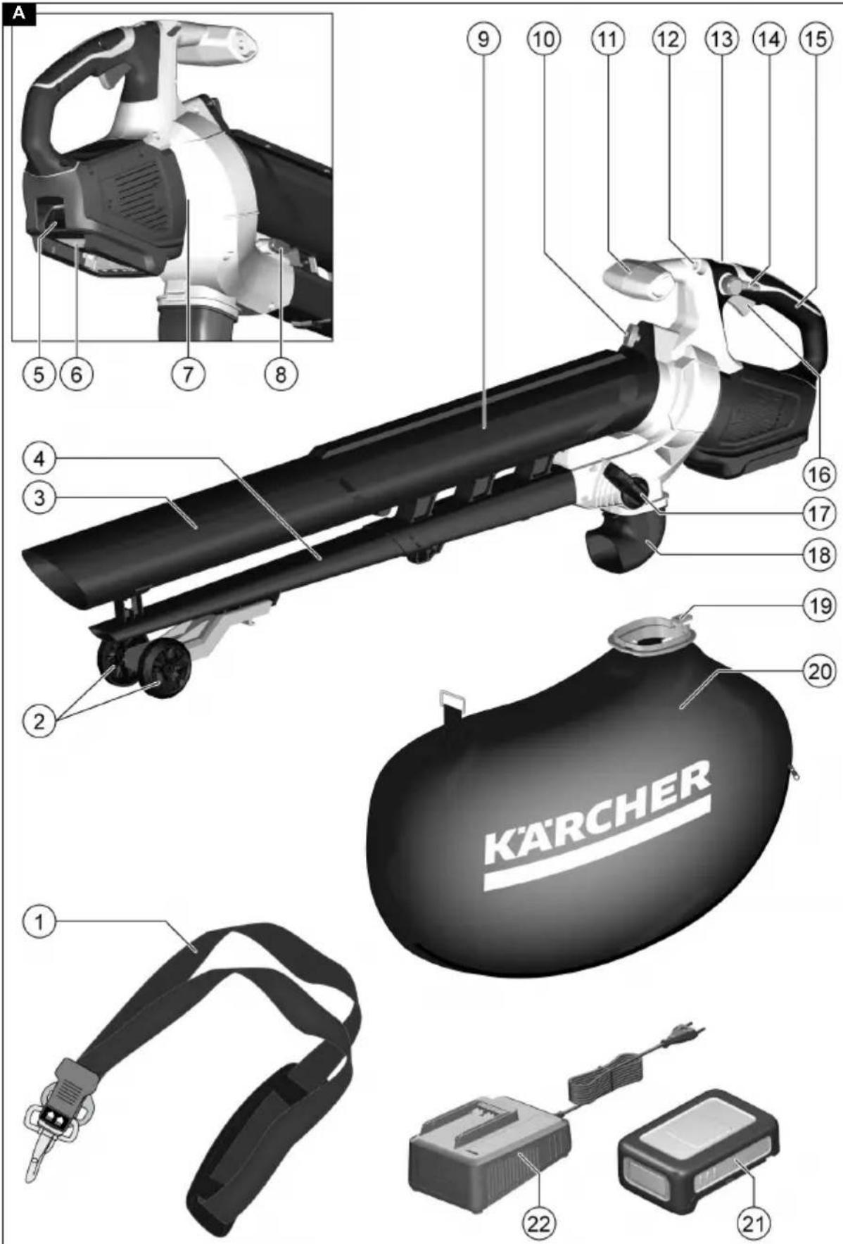 Kärcher BLV 18200 Battery - 1
