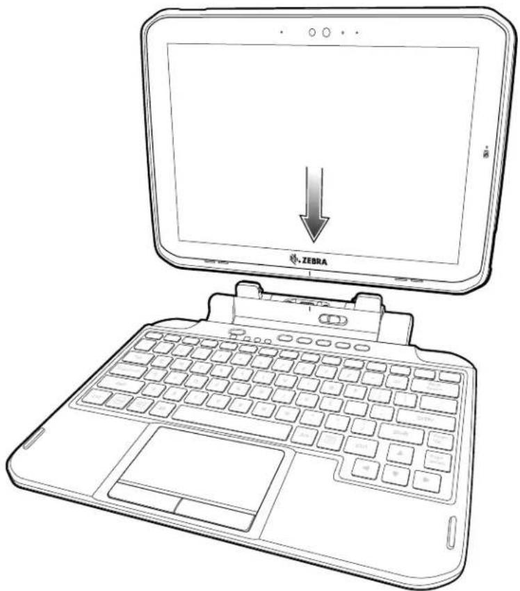 ZEBRA ET80 - Fixation du clavier - 1