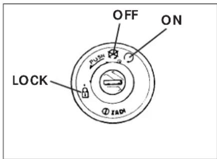 Beta ALP 200 (2005) - IGNITION SWITCH/STEERING LOCK - 1