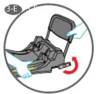 Foppapedretti Basix - Installation de la base ISOFIX - 2