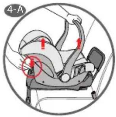 Foppapedretti Basix - Removal the infant carrier - 1