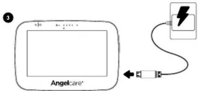 ANGELCARE AC527 - 1- SETTING UP THE PARENT UNIT - 3