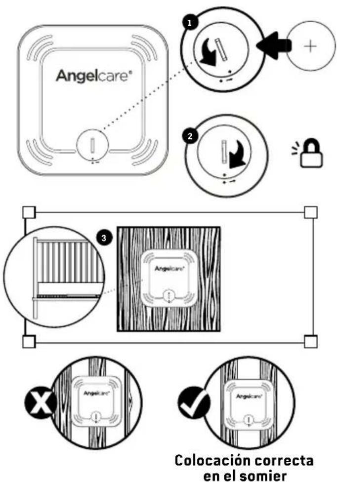 ANGELCARE AC527 - 2- INSTALLACION DE LA ALMOHADILLA CON SENSOR DE MOVIMIENTO - 1