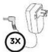 ANGELCARE AC605 - INCLUDED: - 3