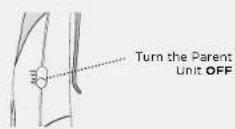 ANGELCARE AC605 - TO STOP THE OUT-OF-RANGE ALARM: - 1