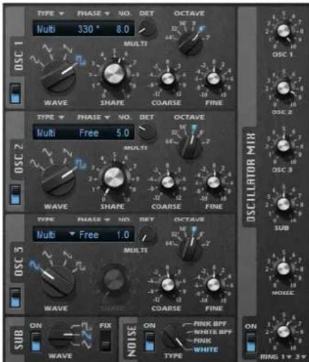 STEINBERG Retrologue 2 - Section Oscillator - 1