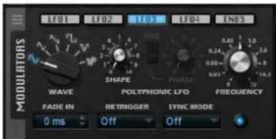 STEINBERG Retrologue 2 - Onglets LFO - 1