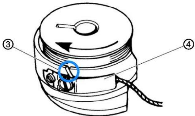 Dürkopp Adler 755 A - Changer les canettes - 3