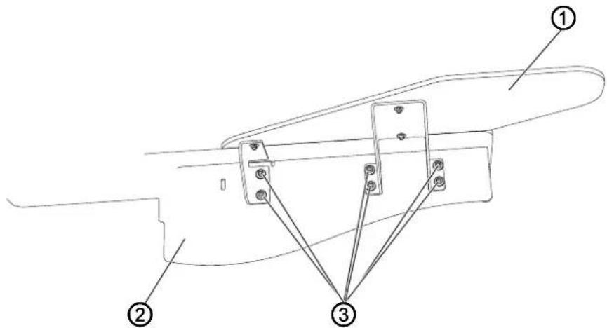 Dürkopp Adler 755 A - Extension de table (petite, inclinée) - 1