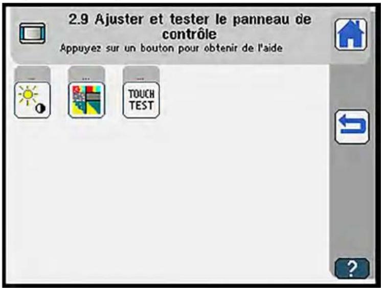 Dürkopp Adler 755 A - Ajuster et tester le panneau de contrôle - 1