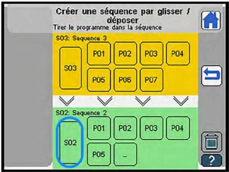 Dürkopp Adler 755 A - Attribuer un nom à une séquence de couture - 1