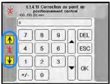 Dürkopp Adler 755 A - Régler les valeurs de correction des points de positionnement - 2