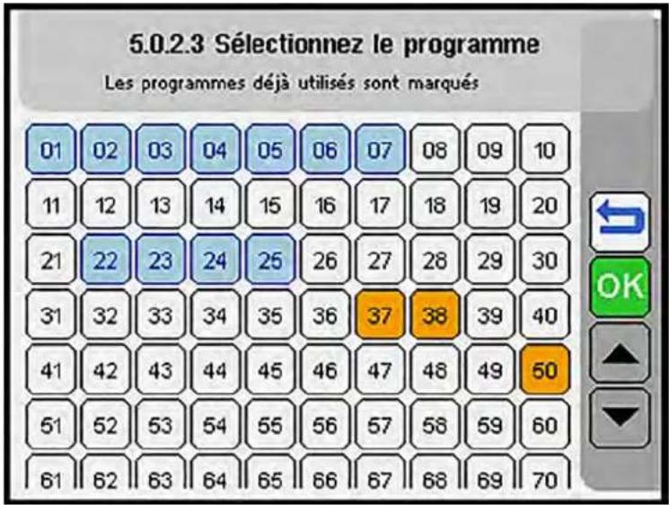 Dürkopp Adler 755 A - Affecter un emplacement de programme de poche libre - 3