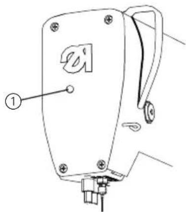 Dürkopp Adler 567 - Bloquer les pieds presseur en position haute - 1