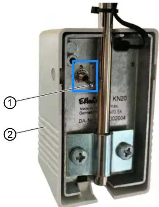 Dürkopp Adler 5501233 - Affecter une fonction à la genouillère - 1