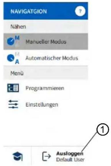 Dürkopp Adler 5501233 - Connecter un utilisateur - 2
