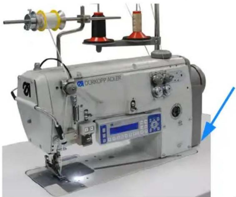 Dürkopp Adler 5501233 - Risques de blessures dues à des éléments en mouvement, coupants et pointus! - 1