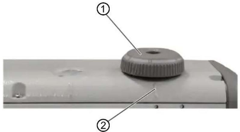 Dürkopp Adler 5501233 - Réglage de la course du pied presseur - 1