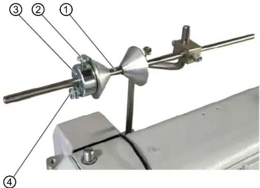 Dürkopp Adler 5501233 - Enfiler la bande de liséré par le haut - 1