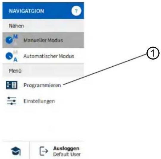 Dürkopp Adler 5501233 - Utiliser le mode de programmation - 3