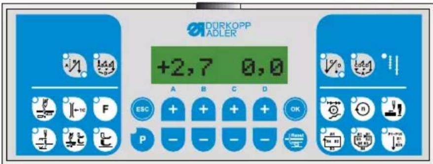 Dürkopp Adler 670 - Activer le relâchement de point automatique - 3