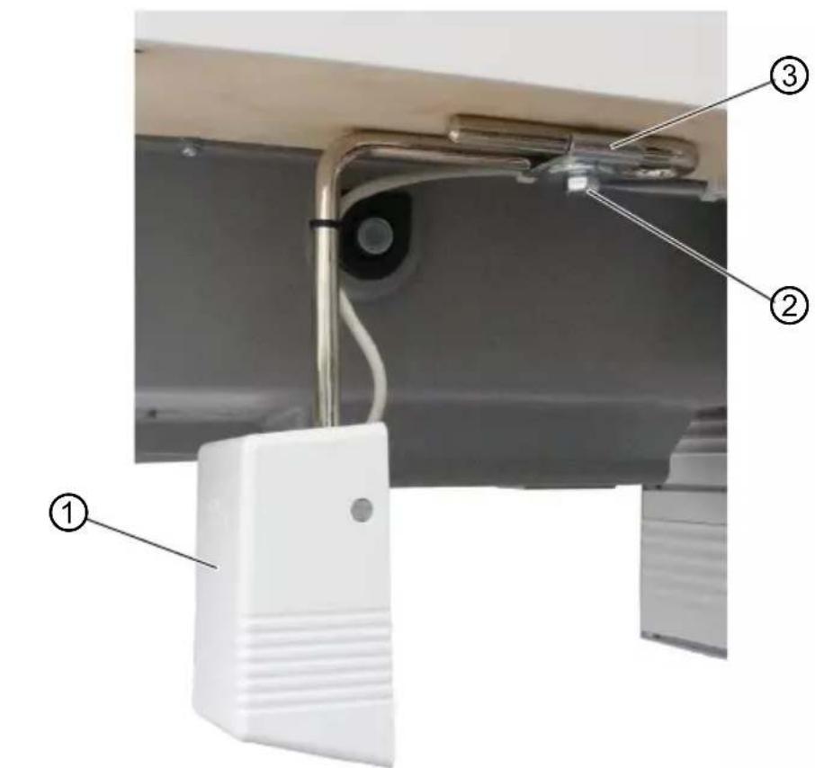 Dürkopp Adler 670 - Réglage final de la genouillère - 1