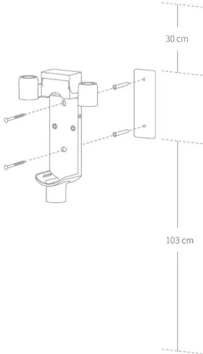 DREAME T10 - Installazione del supporto di ricarica e appoggio 2-in-1 - 1